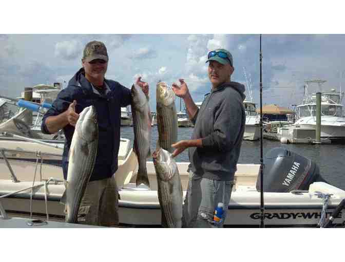 Fishing for Striped Bass, Blue Fish or Tuna with Captain Geoff Ouellette