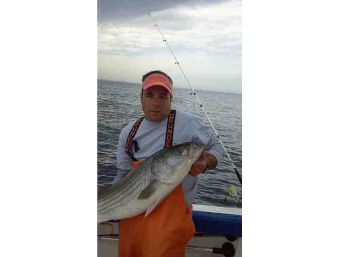 Fishing for Striped Bass, Blue Fish or Tuna with Captain Geoff Ouellette