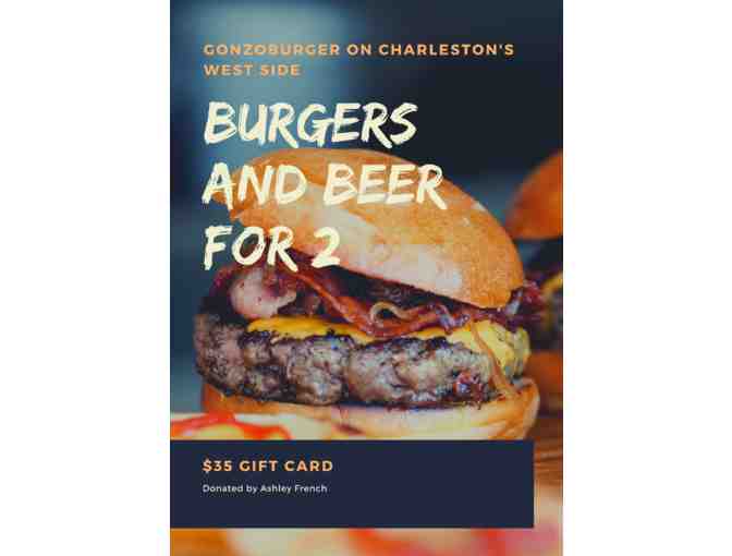 Burgers and Beer for 2 at Gonzoburger - Photo 1