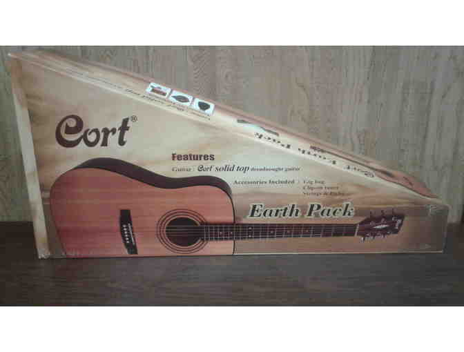 Cort EARTHPACK Acoustic Guitar Pack w Accessories - Music Go Round