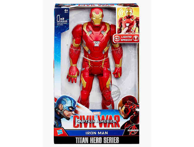 Marvel Iron Man PACKAGE - Electronic Action Figure & Remote Control Vehicle