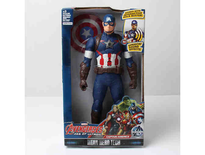 Marvel Captain America Package - 2 ITEMS - Bunker & Electronic Action Figure