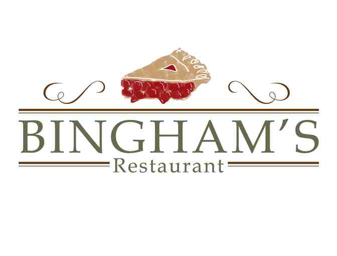 $50 Gift Certificate - Bingham's Family Restaurant - Photo 1