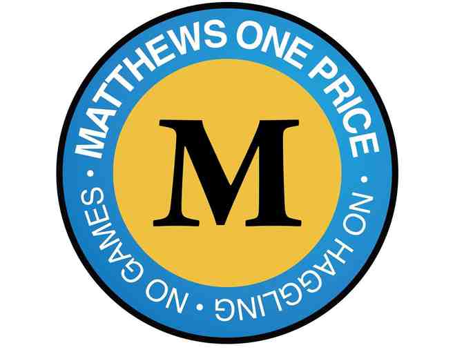 DEAL OF THE DAY - $35 Gift Certificate to Matthews Auto Group