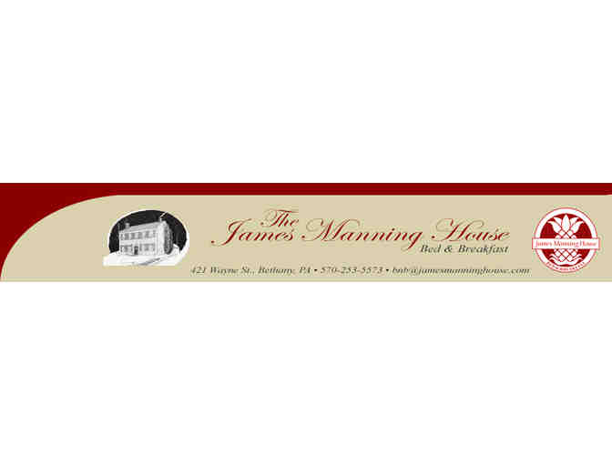 One Night Getaway Lodging at The James Manning House Bed & Breakfast