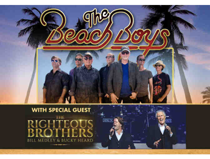 2 Tickets - Beach Boys with The Righteous Brothers - Bethel Woods Center For The Arts