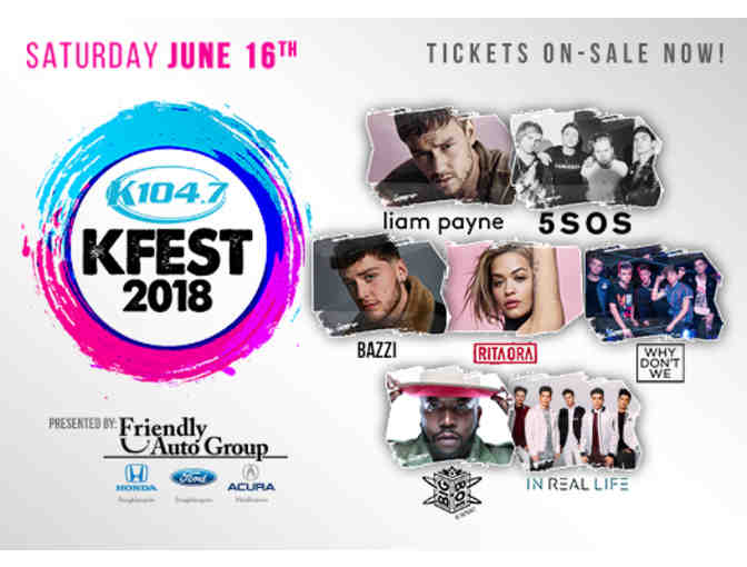 DEAL OF THE DAY - 2 Tickets - KFEST 2018 - Bethel Woods Center For the Arts