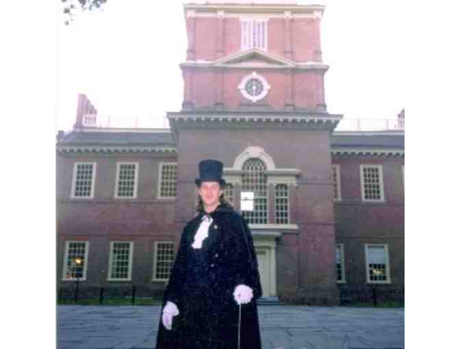 4 Adult Tickets to the Ghost Tour of Philadelphia's candlelight walking tour.