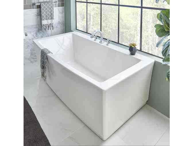 Freestanding Bath Tub + Matching Toilet from Eastern Penn Supply