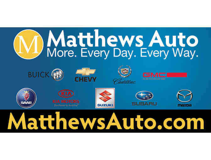 $35 Gift Certificate to Matthews Auto Group