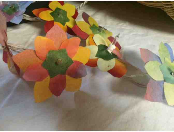 From the Second Grade - Watercolor Flower Garland