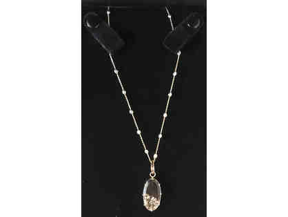 18-karat Rose Gold Oval Pendant