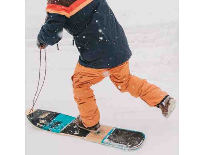 Surf the Snow with The Throwback Board