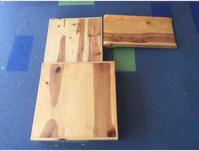 3-Piece Set of Wood Toddler Risers