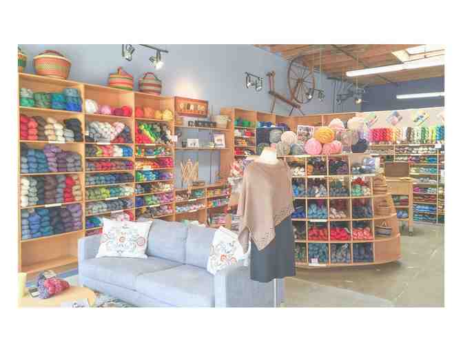 Knitting Class gift card and starter kit