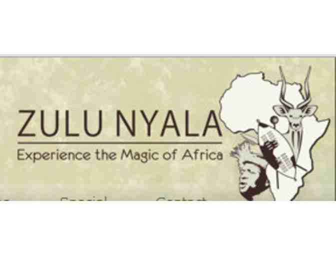 South African Photo Safari for Two at Zulu Nyala wildlife reserve
