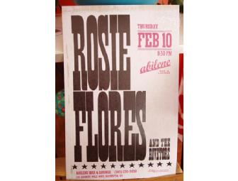 Rosie Flores show poster #2