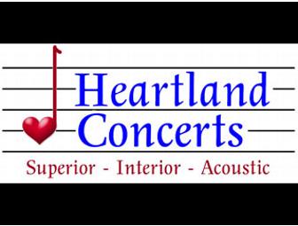 Heartland Concerts Fall 2011 Pair of Concert Season-Certificate