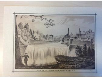 A Friend of WXXI offers a set of six lithographs: quality reprints of LOCAL HISTORICAL INTEREST
