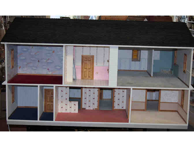 Lilliput Dollhouses & Miniatures in Fairport offers a Custom Built Dollhouse with Front & Back Rooms - Photo 2