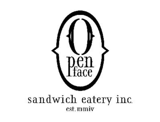 Gift Card for the Open Face Sandwich Eatery