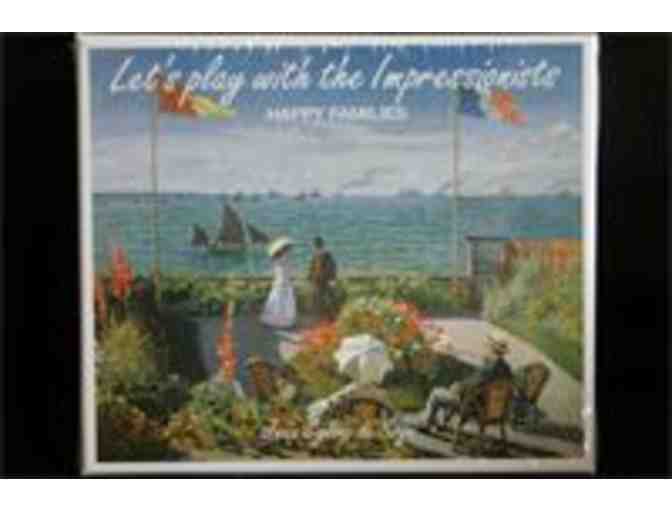 LET'S PLAY WITH THE IMPRESSIONISTS BY JEUX SYLVIE de SOYE (CARD GAME)