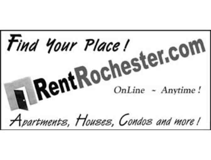 Advertising Certificate for Rental Property for 1 Month from RentRochester.com