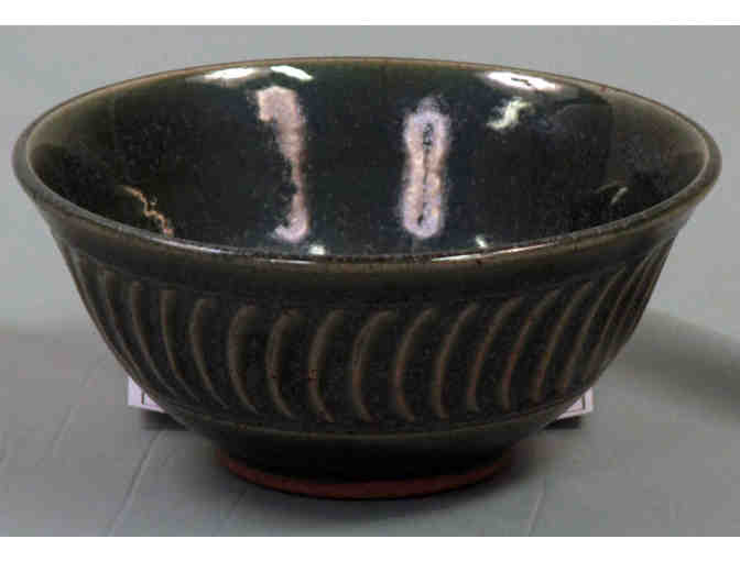 CARVED GREEN BOWL