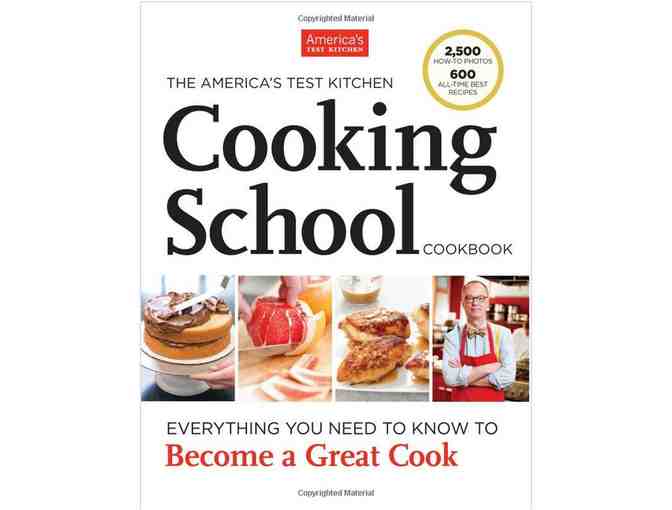 The America's Test Kitchen Cooking School Cookbook signed by Chef Julia Collin Davison
