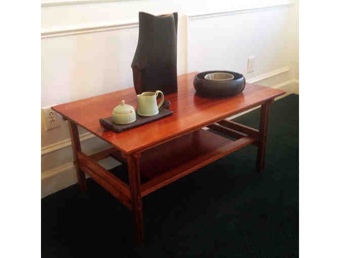 James Willis Studios offers a handcrafted Cherry, Sapele & Walnut Coffee Table