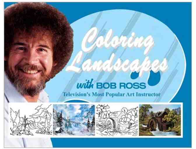 Coloring Landscapes with Bob Ross, TV's most popular art instructor