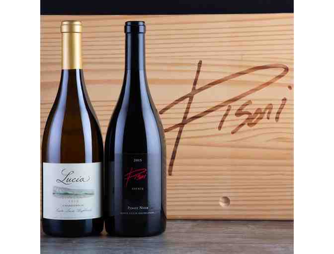 12 Bottles of Pisoni Vineyards' Lucia Chardonnay and Pinot Noir - Photo 1