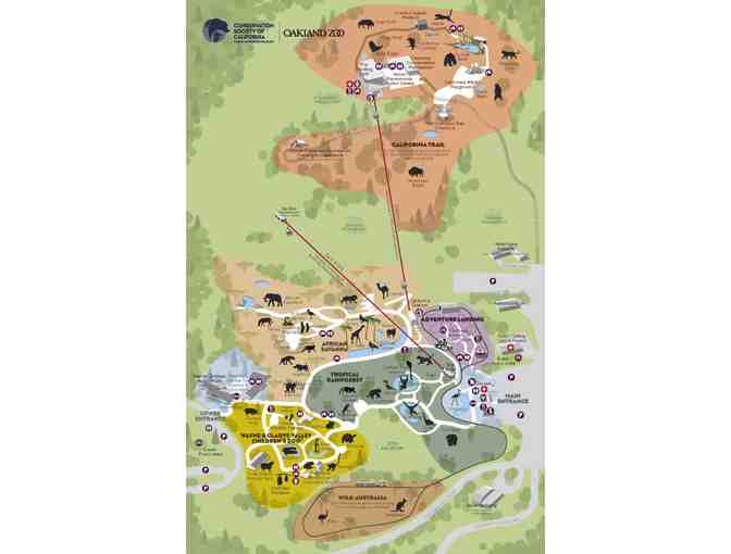 2 Adults and 2 Children - Oakland Zoo Tickets