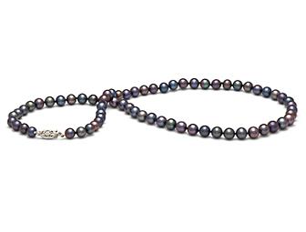 Pearl Paradise - Black Freshwater Pearl Necklace