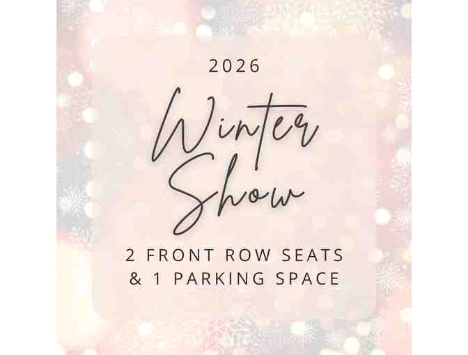 2 Front Row Seats and 1 Parking Space to the Winter Show 2026 - Photo 1