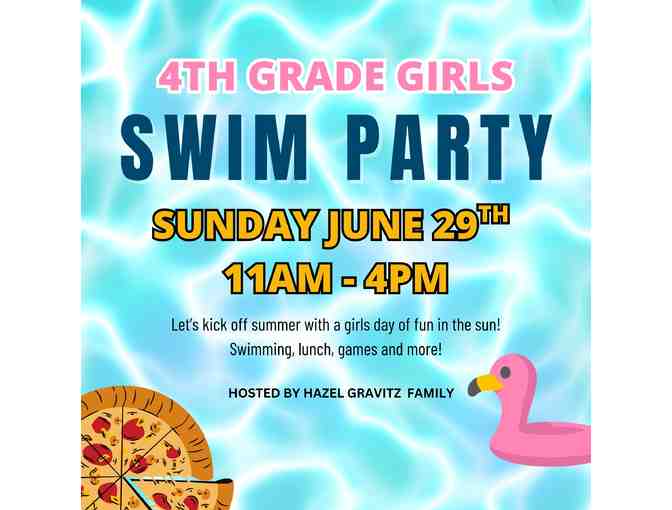 4th Grade Girls Swim Party - Photo 1