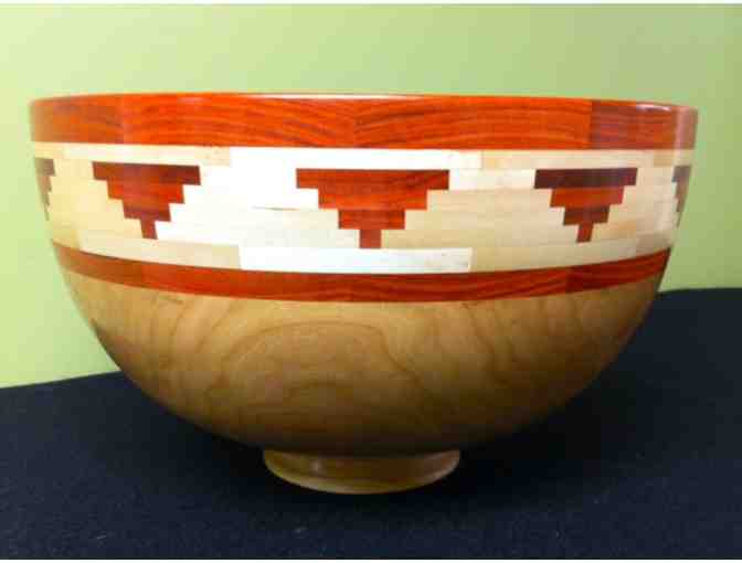 Handcrafted Wooden Bowl By Elmer Berberich