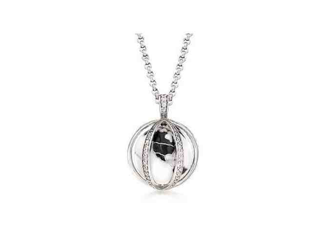 Kruckemeyer & Cohn Belle Etoile- My World Sterling Silver Black & White