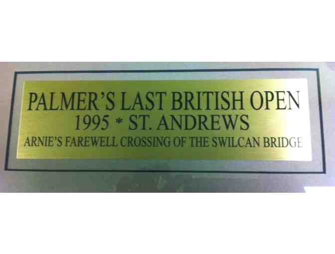 Autographed and Framed Arnold Palmer British Open Farewell Tour