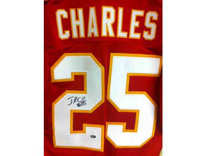 Autographed and Certified Jamaal Charles Kansas City Chiefs Jersey