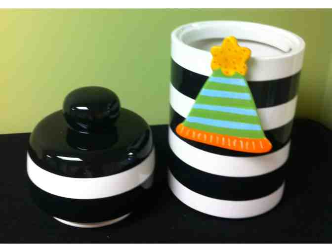 Happy Everything Mini Canister with Mini Party Hat Mini Attachment