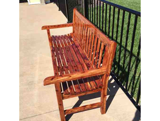 Handcrafted Cedar Bench