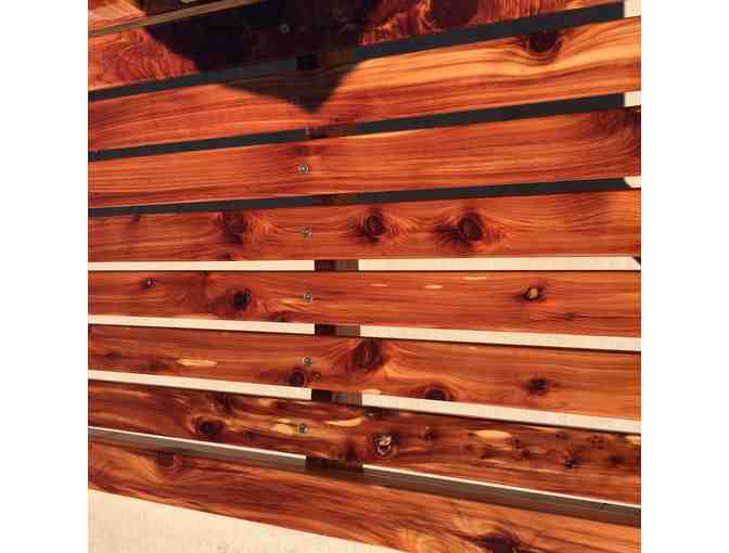 Handcrafted Cedar Bench