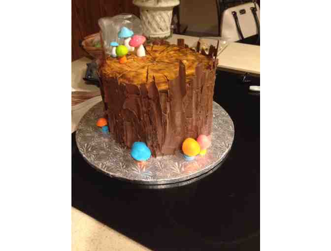 Chocolate and Peanut Butter Tree Cake