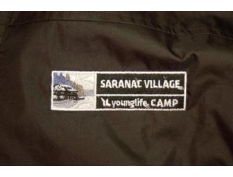 Saranac Village YL Men's Medium Black Rain Coat