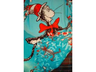 Tie Fleece Blanket - Cat in the Hat