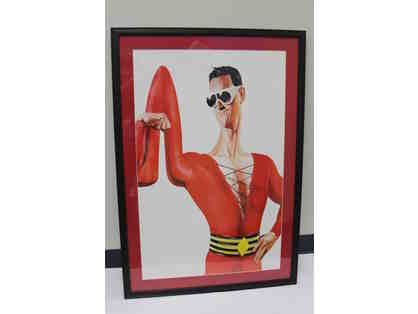 DC's Plastic Man framed Poster