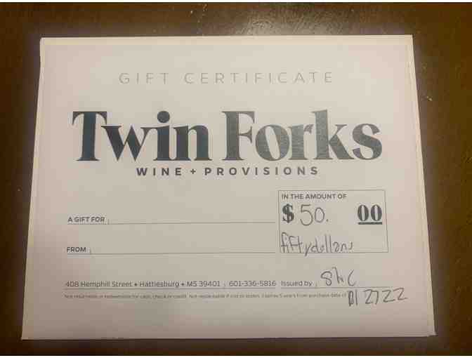 Twin Forks $50 Gift Card