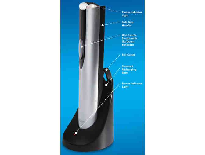 Oster Rechargeable and Cordless Wine Opener with Chiller