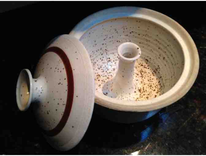Beautiful Rustic Stoneware Pottery Steamer